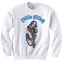 Billie Eilish mikina, Bling White Sweatshirt, unisex