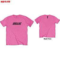 Billie Eilish tričko, Racer Logo & Blohsh BP Pink, detské