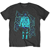 Billie Eilish tričko, Neon Graffiti Logo Charcoal Grey, pánske