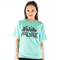 Billie Eilish tričko, Neon Logo Billie BP Blue, pánske