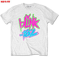 Blink 182 tričko, Neon Logo White, detské