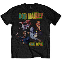 Bob Marley tričko, One Love Homage Black, pánske