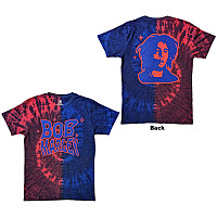 Bob Marley tričko, Trippy Text Dye Wash BP Red & Blue, pánske