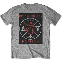 Bring Me The Horizon tričko, Heart & Symbols Grey, pánske