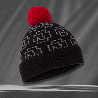 Rammstein zimný čiapka, Bobble Beanie Black One Size, unisex