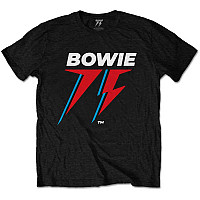 David Bowie tričko, 75th Logo Black, pánske