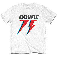 David Bowie tričko, 75th Logo White, pánske