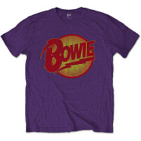 David Bowie tričko, Vintage Diamond Dogs Logo Purple, pánske