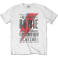 David Bowie tričko, Hammersmith Odeon White, pánske