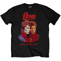 David Bowie tričko, New York City Black, pánske