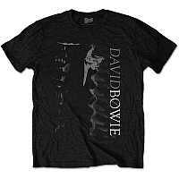 David Bowie tričko, Distorted Black, pánske
