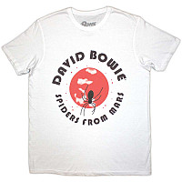 David Bowie tričko, Spiders From Mars White, pánske