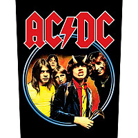 AC/DC nášivka na chrbát 30x27x36 cm, Highway to Hell