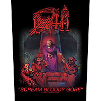 Death nášivka na chrbát 30x27x36 cm, Scream Bloody Gore