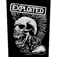 The Exploited nášivka na chrbát 30x27x36 cm, Vintage Skull