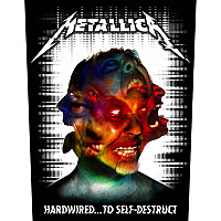Metallica nášivka na chrbát 30x27x36 cm, Hardwired To Self Destruct