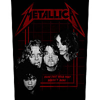 Metallica nášivka na chrbát 30x27x36 cm, Bang That Head