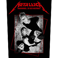 Metallica nášivka na chrbát 30x27x36 cm, Hardwired Concrete