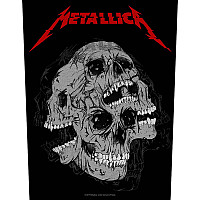 Metallica nášivka na chrbát 30x27x36 cm, Skulls