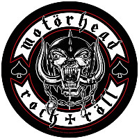Motorhead nášivka na chrbát CO+PES průměr 29 cm, Biker Black