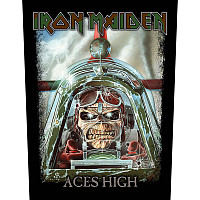 Iron Maiden nášivka na chrbát 30x27x36 cm, Aces High,