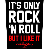 Rolling Stones nášivka na chrbát 30x27x36 cm, It's Only Rock N' Roll