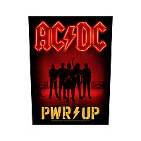 AC/DC nášivka na chrbát 30x27x36 cm, PWR-UP