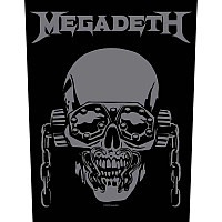 Megadeth nášivka na chrbát CO+PES 30x27x36 cm, Vic Rattlehead