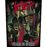 Slayer nášivka na chrbát CO+PES 30x27x36 cm, Reign In Blood
