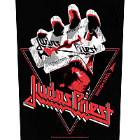 Judas Priest nášivka na chrbát 30x27x36 cm, British Steel Vintage