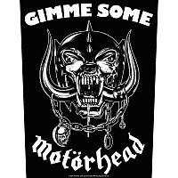Motorhead nášivka na chrbát CO+PES 30x27x36 cm, Gimme Some Black