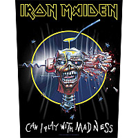 Iron Maiden nášivka na chrbát 30x27x36 cm, Can I Play With Madness, unisex