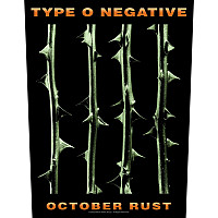 Type O Negative nášivka na chrbát 30x27x36 cm, October Rust