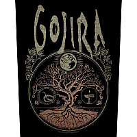 Gojira nášivka na chrbát 30x27x36 cm, Tree Of Life