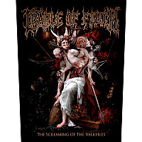 Cradle Of Filth nášivka na chrbát CO+PES 30x27x36 cm, Screaming Of The Valkyries