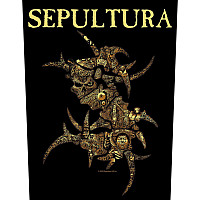 Sepultura nášivka na chrbát CO+PES 30x27x36 cm, Discography Black
