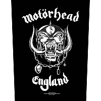Motorhead nášivka na chrbát 30x27x36 cm, England Black