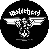 Motorhead nášivka na chrbát CO+PES průměr 29 cm, Hammered Black