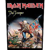Iron Maiden nášivka na chrbát 30x27x36 cm, The Trooper, unisex