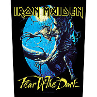 Iron Maiden nášivka na chrbát 30x27x36 cm, Fear of the Dark, unisex