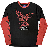 Black Sabbath tričko dlhý rukáv, Red Henry Wavy Logo Black, pánske