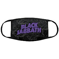 Black Sabbath bavlněná rúško na ústa, Distressed Logo Black