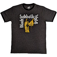 Black Sabbath tričko, Vol 4 Ringer Charcoal Grey, pánske