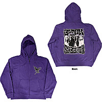 Black Sabbath mikina, Henry Pocket Logo Zipped BP Purple, pánska