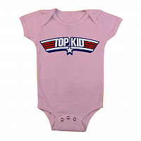 Top Gun dojčenské body tričko, Top Kid Body Pink, detské