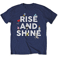 BT21 tričko, Rise And Shine Navy Blue, pánske
