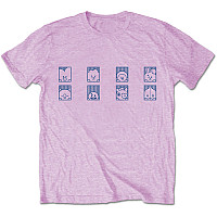BT21 tričko, Group Squares Pink, pánske