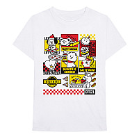 BT21 tričko, Bite Fast Food White, pánske