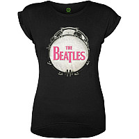 The Beatles tričko, Drum Fuchsia Glitter, dámske