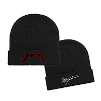 Metallica čiapka, Cliff Burton Signature/Logo Black Cuffed